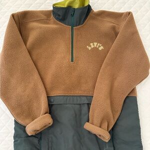 Levi's Tan Fleece Pullover